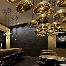 Designer Touch Decorative Modern Contemporary Painting Metal Pendant Light