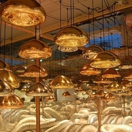 Designer Touch Decorative Modern Contemporary Painting Metal Pendant Light