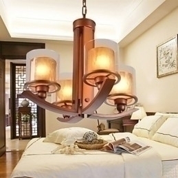 Designer Touch Decorative Traditional Classic Retro Mini Style Painting Metal Chandelier