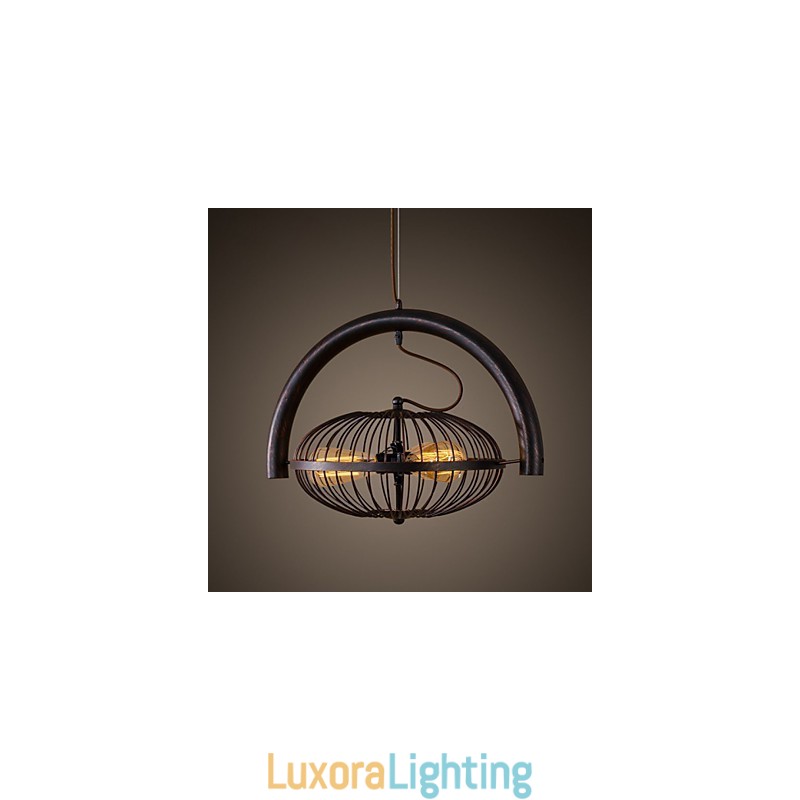 Designer Touch Decorative Retro Classic Metal Ceiling Fan Lights Simple Pendant Lamps Cafe Pendant Lamp