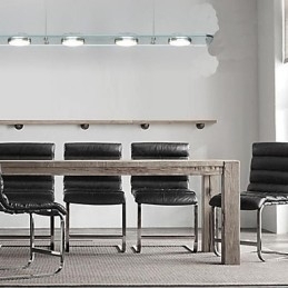 Designer Touch Decorative Restaurant Desk Lamp Rectangular Glass