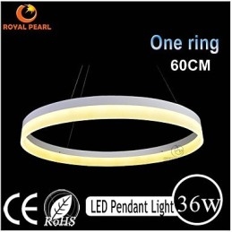 Designer Touch Decorative 1 Ring 3 Rings Art Deco Chandelier 60cm Suspended Light 36W