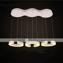 Designer Touch Decorative Three C Type Acrylic Chandelier Chandelier