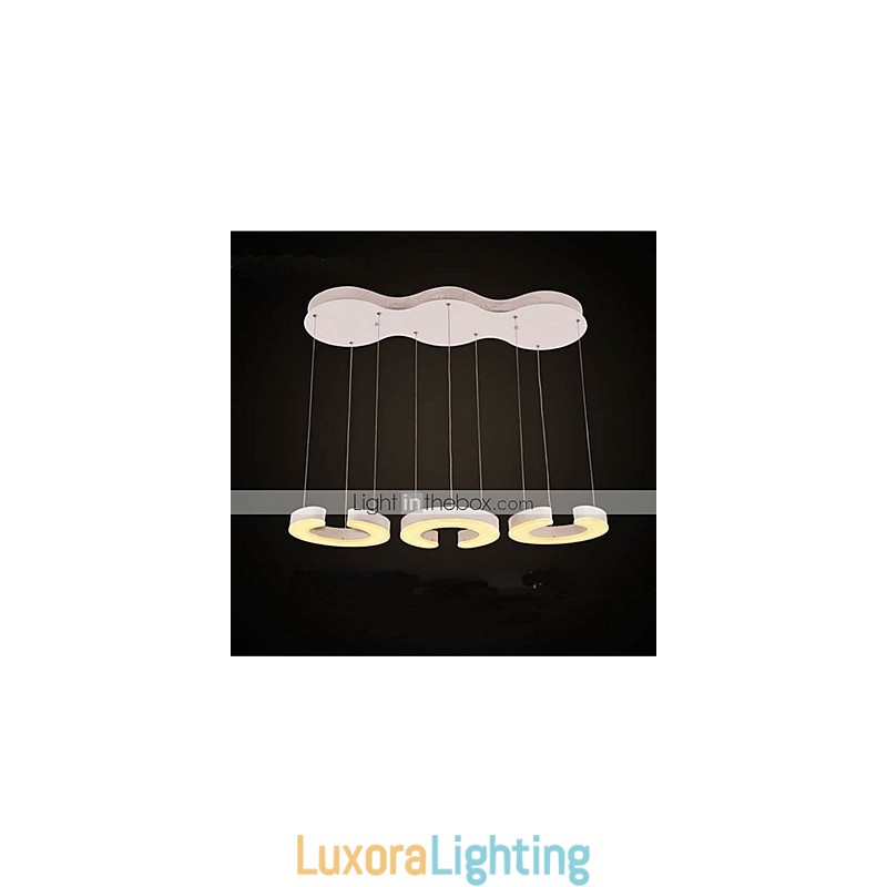 Designer Touch Decorative Three C Type Acrylic Chandelier Chandelier