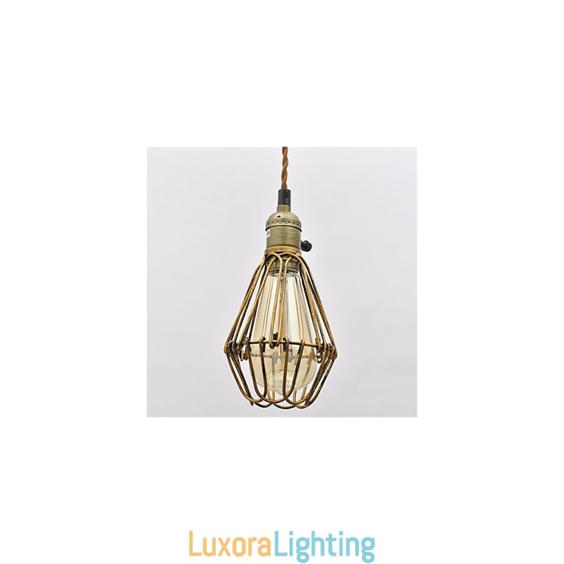 Designer Touch Decorative American country Vintage single head lotus Iron Chandelier