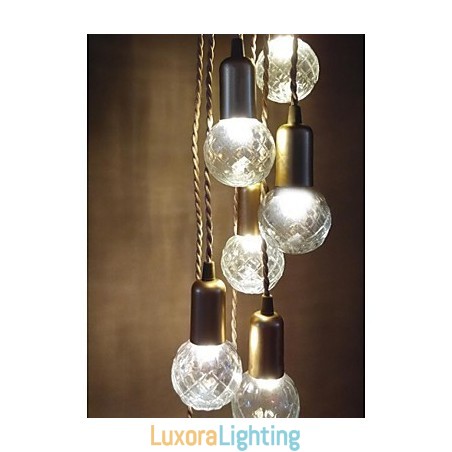 Designer Touch Decorative Traditional Classic Rustic Lodge Vintage Retro Lantern Drum Country Globe Mini Style Painting Glass Pendant Light