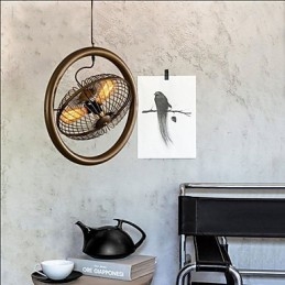 Designer Touch Decorative Retro Industrial Wind lamp fan pendant lamp American style