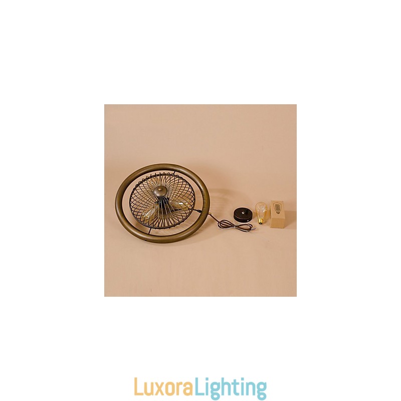 Designer Touch Decorative Retro Industrial Wind lamp fan pendant lamp American style