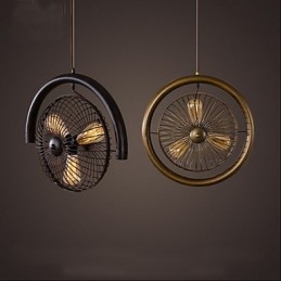 Designer Touch Decorative Retro Industrial Wind lamp fan pendant lamp American style