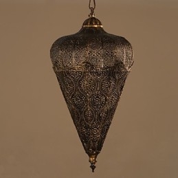 Designer Touch Decorative Southeast Asian American Retro Hand Hollow Iron Chandelier