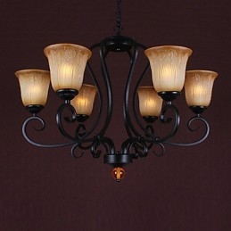 Designer Touch Decorative Traditional Classic Candle Style Painting Chandelier