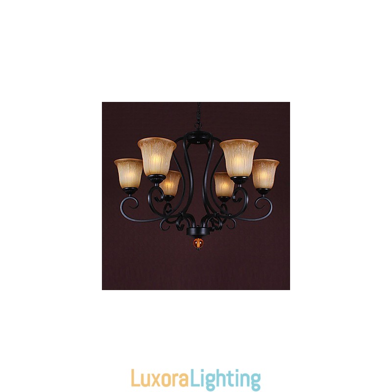 Designer Touch Decorative Traditional Classic Candle Style Painting Chandelier