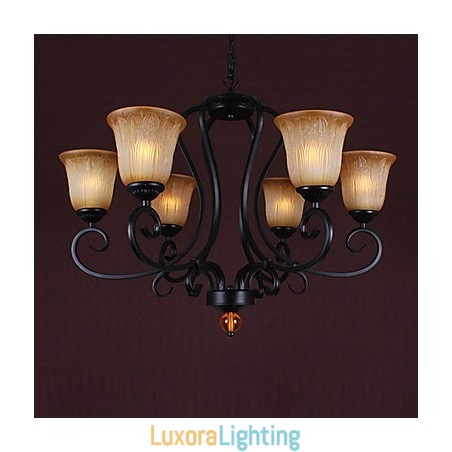 Designer Touch Decorative Traditional Classic Candle Style Painting Chandelier