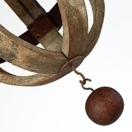 Designer Touch Decorative Vintage Mini Style Painting Wood Bamboo Chandelier