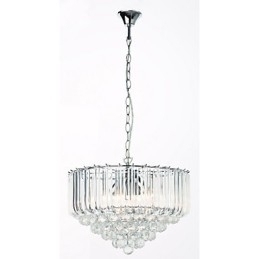Designer Touch Decorative Modern Acrylic Crystal Style Chandelier 5 Lights