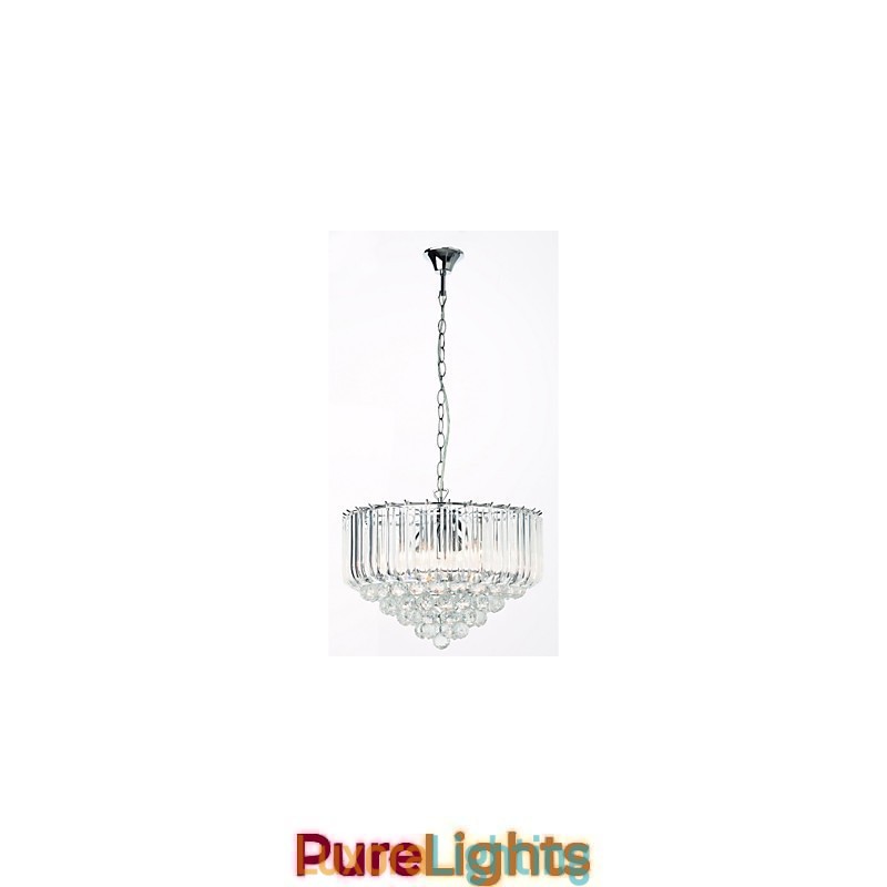 Designer Touch Decorative Modern Acrylic Crystal Style Chandelier 5 Lights
