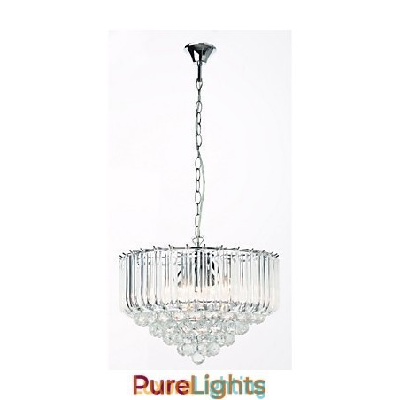Designer Touch Decorative Modern Acrylic Crystal Style Chandelier 5 Lights