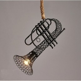 Designer Touch Decorative American Country Hemp lace T Retro Chandelier Chandelier