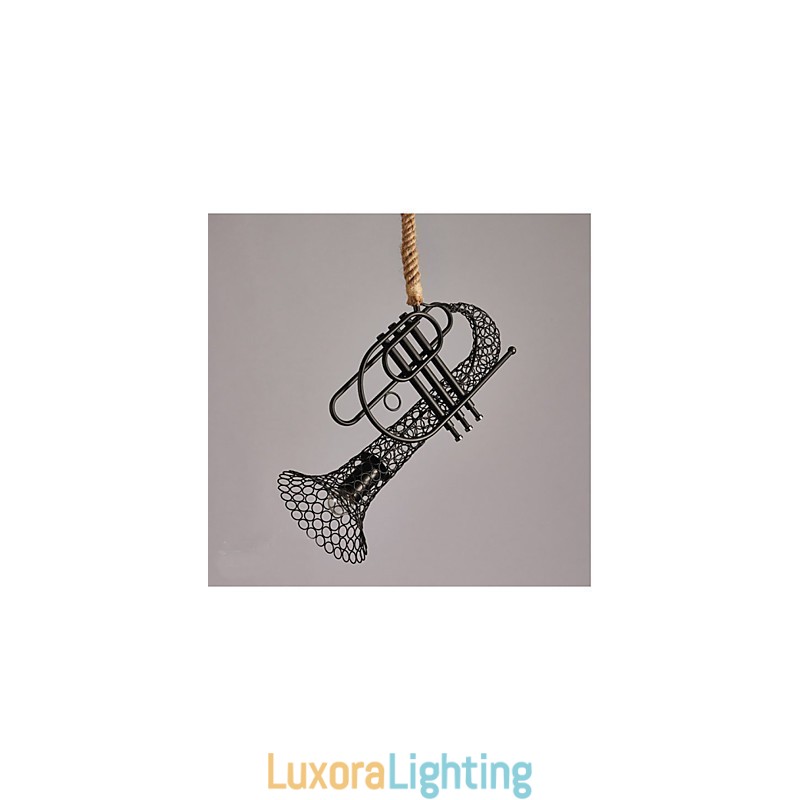 Designer Touch Decorative American Country Hemp lace T Retro Chandelier Chandelier