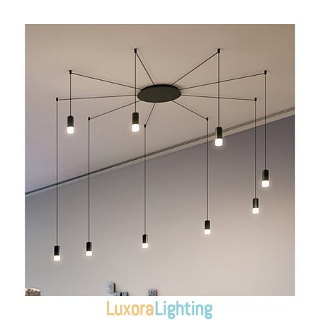 Designer Touch Decorative Northern Europe Creative Contracted And Geometric Line design Pendant Light