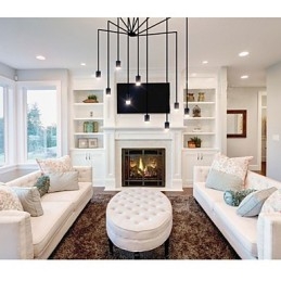 Designer Touch Decorative Northern Europe Creative Contracted And Geometric Line design Pendant Light