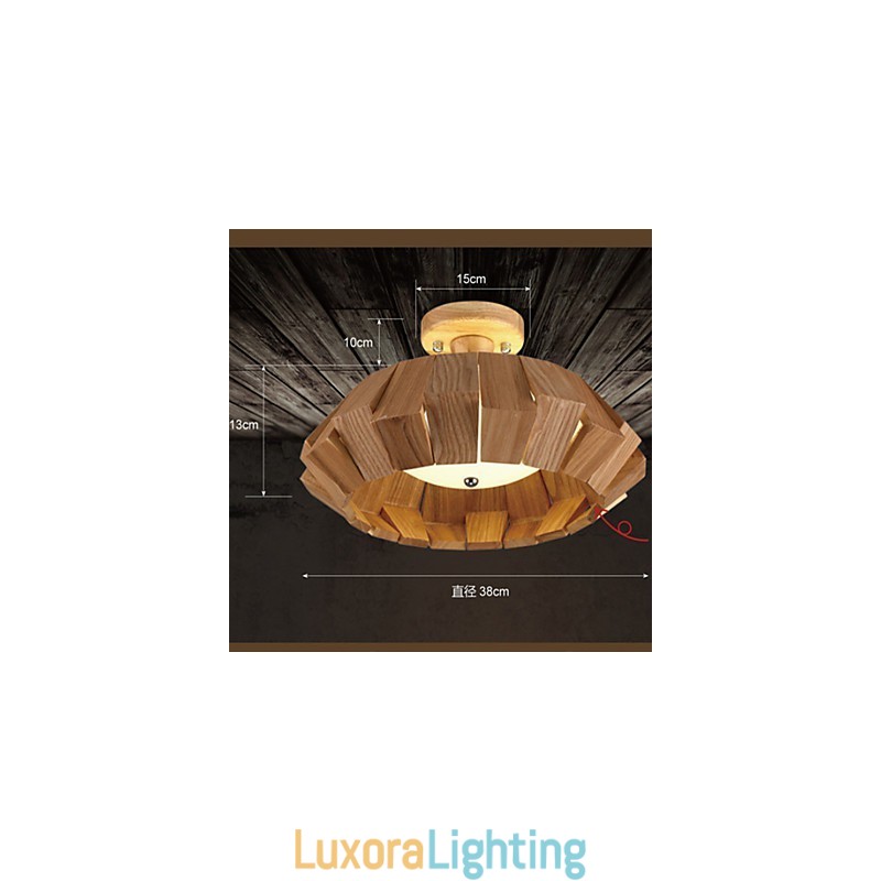 Designer Touch Decorative Modern Contemporary Country Mini Style Others Wood Bamboo Pendant Light