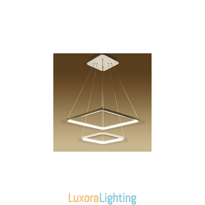 Designer Touch Decorative Modern Design 4Pendant Light Two Rings