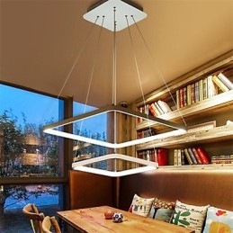 Designer Touch Decorative Modern Design 4Pendant Light Two Rings