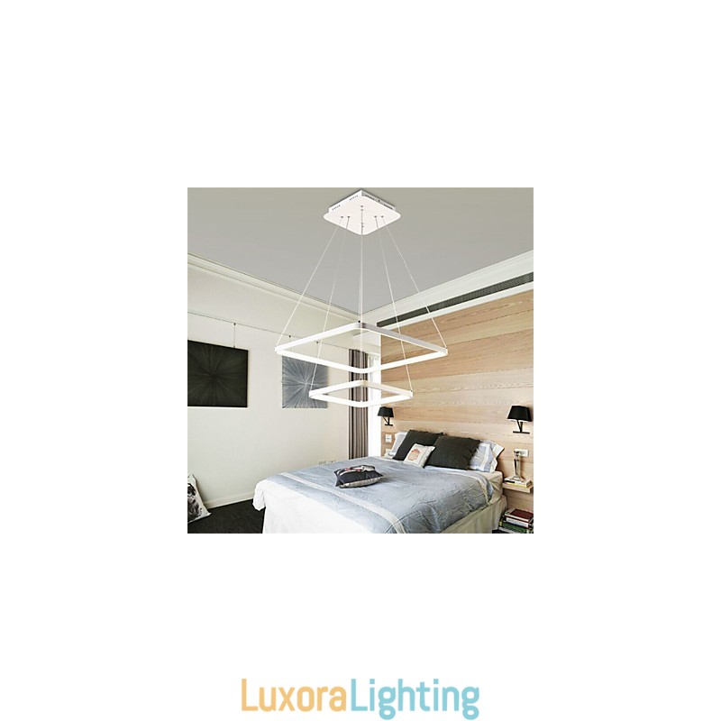 Designer Touch Decorative Modern Design 4Pendant Light Two Rings