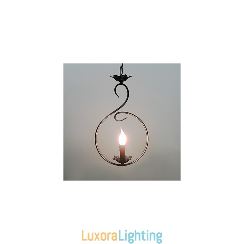 Designer Touch Decorative Country Mini Style Bronze Pendant Light