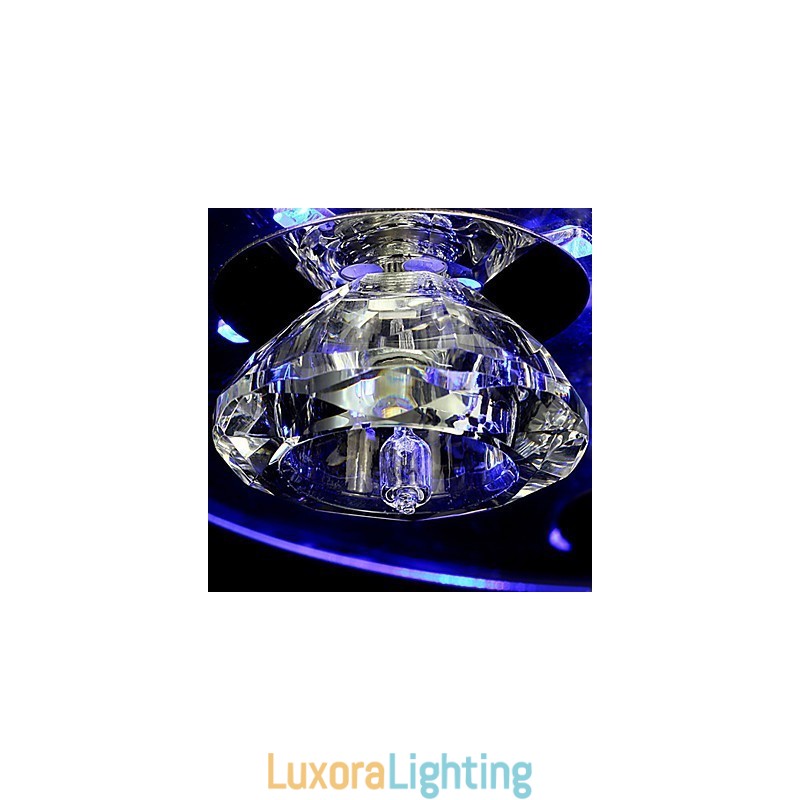 Designer Touch Decorative Chandelier Modern Crystal Living 3 Lights