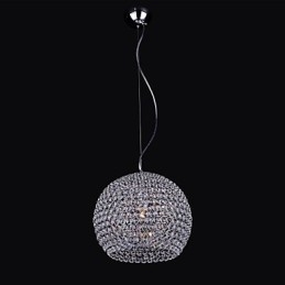 Designer Touch Decorative Lantern Mini Style Chrome Metal Chandelier