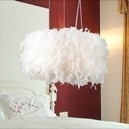 Designer Touch Decorative Hot Selling Dia Fashion Feather Chandelier Modern Light