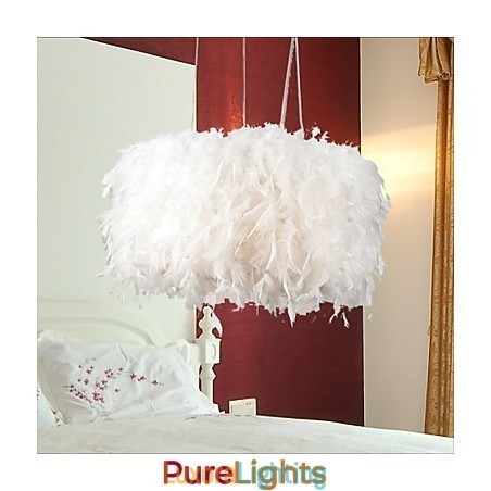 Designer Touch Decorative Hot Selling Dia Fashion Feather Chandelier Modern Light