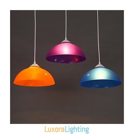 Designer Touch Decorative Single Head Acrylic Line Transparent Chimney Droplight Supermarket Lamp