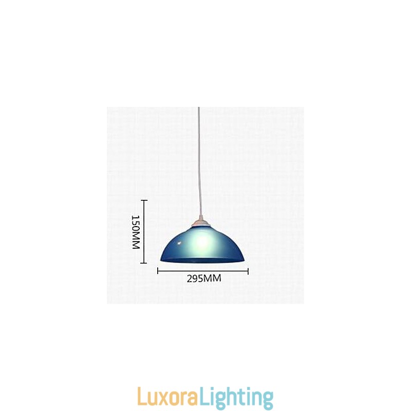 Designer Touch Decorative Single Head Acrylic Line Transparent Chimney Droplight Supermarket Lamp