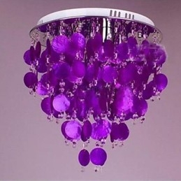 Designer Touch Decorative Warm Crystal Ceiling Lamp Shell
