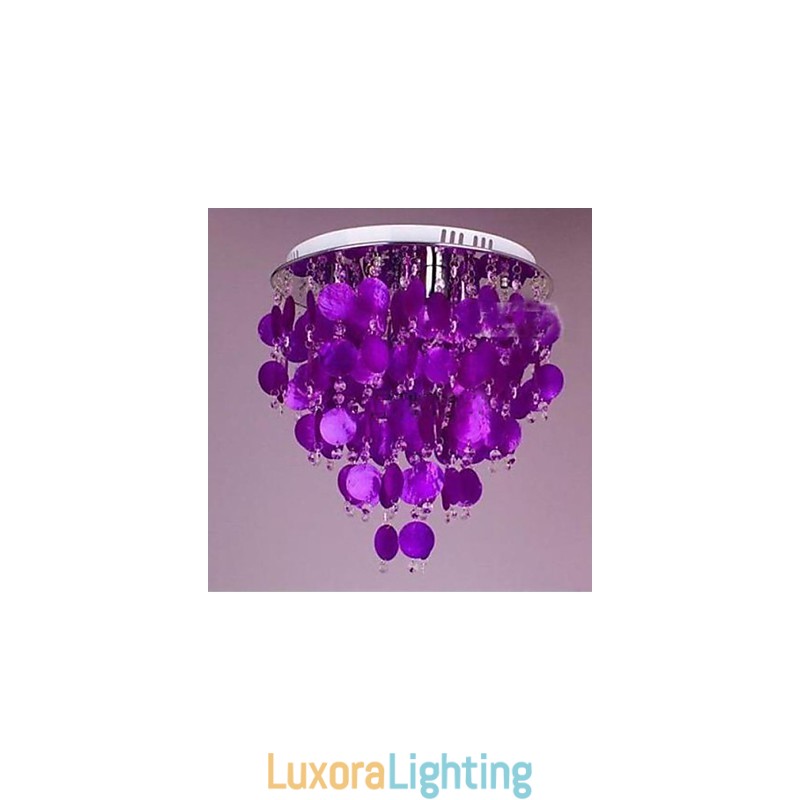 Designer Touch Decorative Warm Crystal Ceiling Lamp Shell