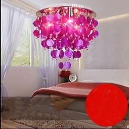 Designer Touch Decorative Warm Crystal Ceiling Lamp Shell