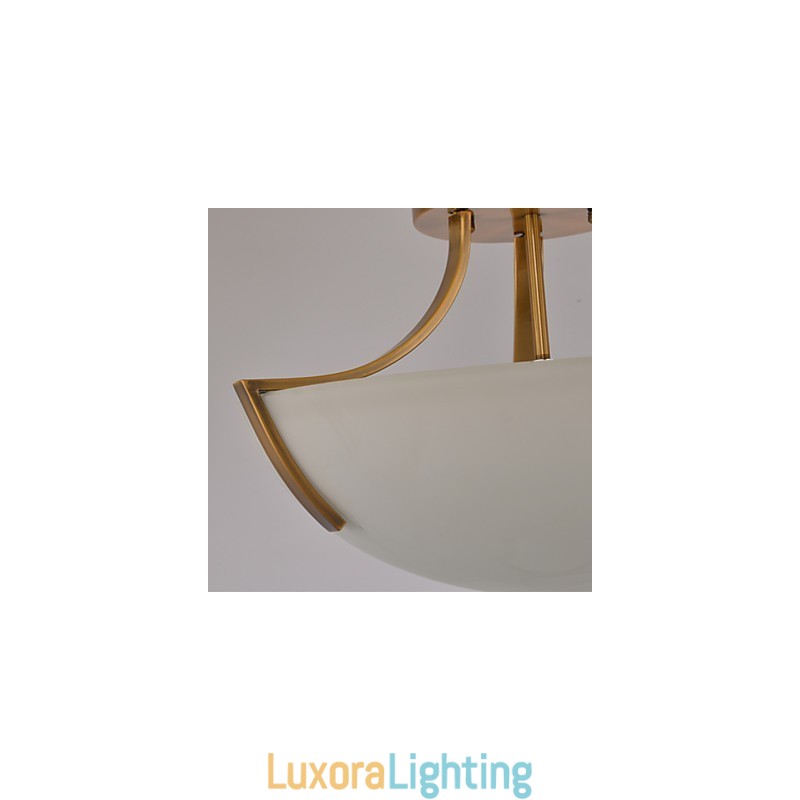 Designer Touch Decorative Rustic Lodge Vintage Mini Style Painting Metal Pendant Light