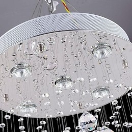 Designer Touch Decorative Modern Contemporary Traditional Classic Rustic Lodge Vintage Country Island Crystal Electroplated Metal Pendant Light