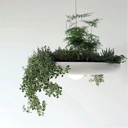 Designer Touch Decorative Aluminum Droplight Nordic Creative Contracted Sky Garden Lamps And Lanterns Light No Soil Plant