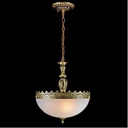 Designer Touch Decorative Traditional Classic Vintage Retro Bronze Metal Pendant Light
