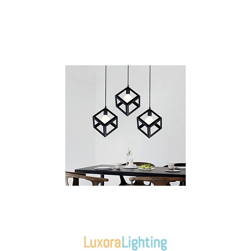 Designer Touch Decorative Retro Mini Style Painting Metal Pendant Light