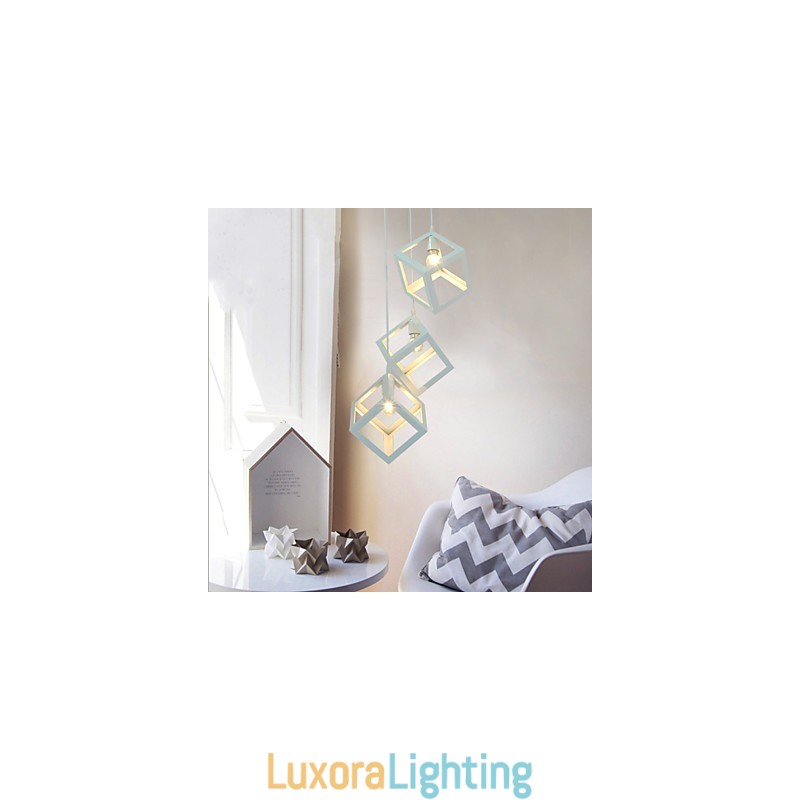 Designer Touch Decorative Retro Mini Style Painting Metal Pendant Light