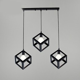 Designer Touch Decorative Retro Mini Style Painting Metal Pendant Light