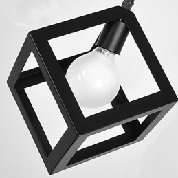 Designer Touch Decorative Retro Mini Style Painting Metal Pendant Light