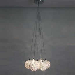 Designer Touch Decorative Modern Contemporary Mini Style Electroplated Metal Pendant Light