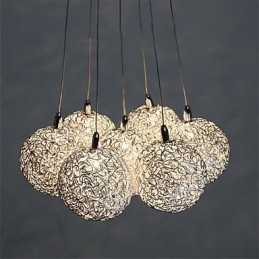 Designer Touch Decorative Modern Contemporary Mini Style Electroplated Metal Pendant Light