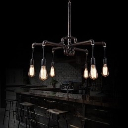 Designer Touch Decorative Retro Metal Ceiling Light Cafe